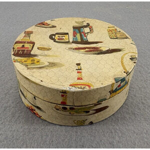 Vintage Coaster Set 5 Coasters in Case, Made in Japan Bar Liquor Themed